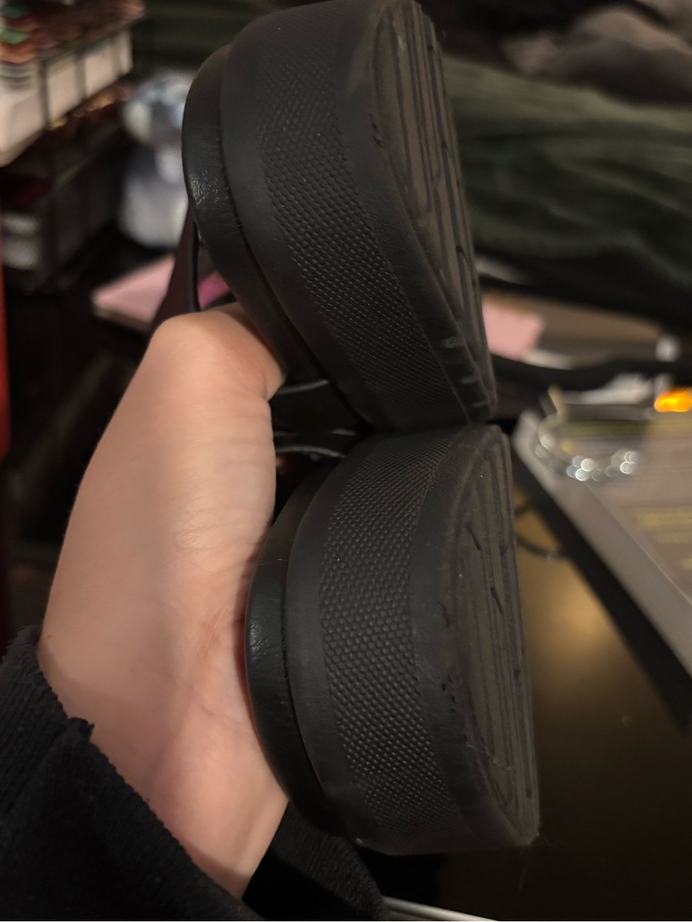 MIA Maya Platform Sandals Black - Picture 4 of 5